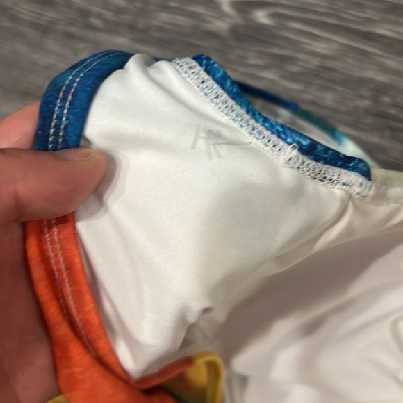 NWOT Venus cream yellow orange one piece swimsuit bathing suit cutouts 4 - Picture 10 of 10